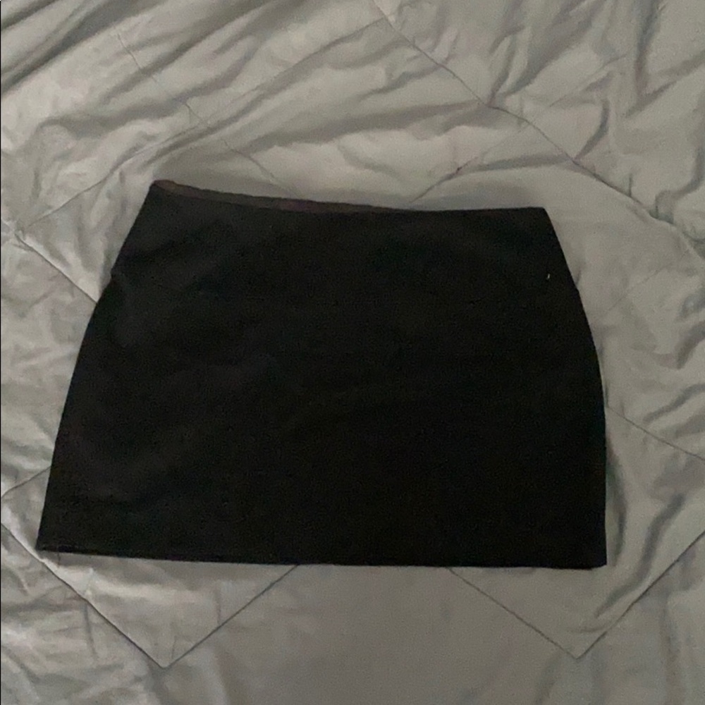 Black pencil skirt